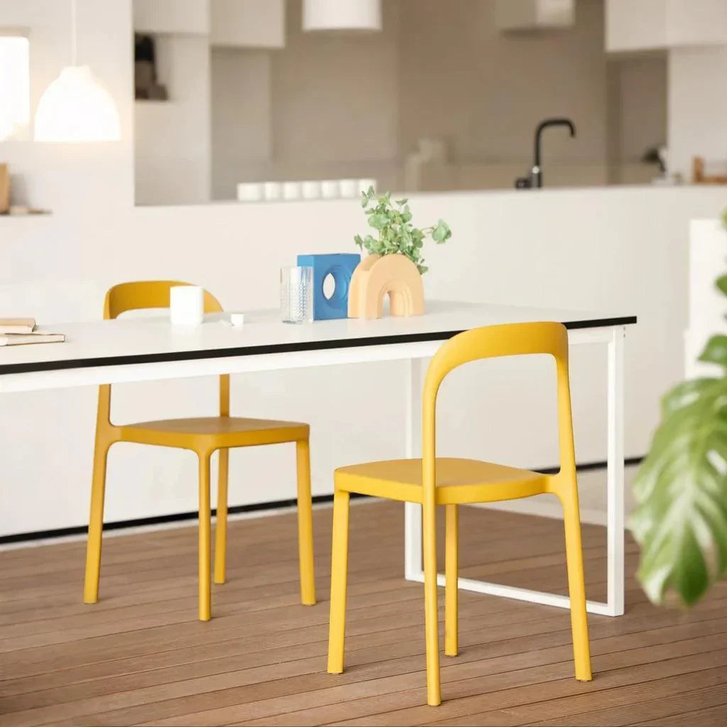 COZONI Hedda Stackable Dining Chair Set of 2