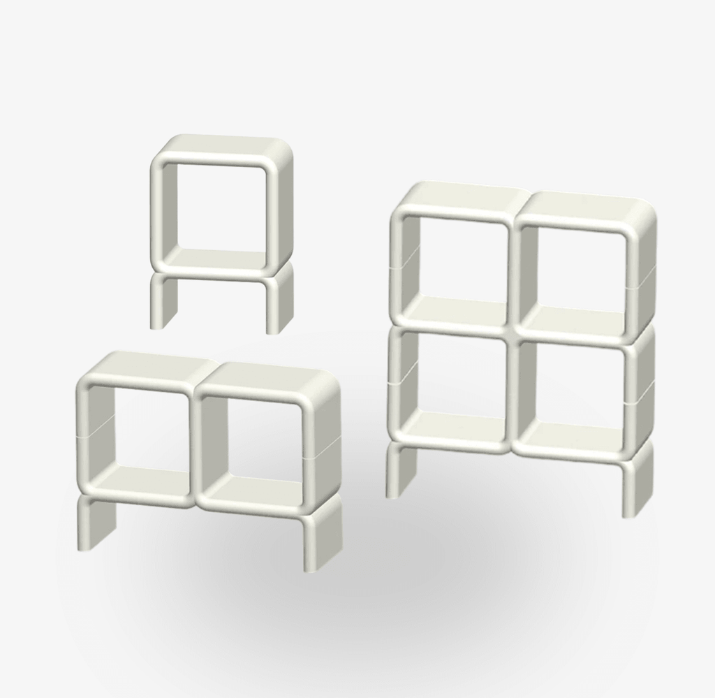 COZONI Modular Narro Shelving Unit
