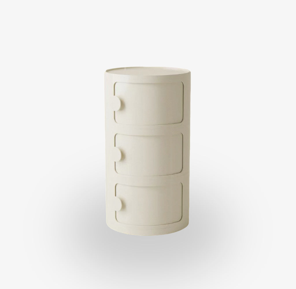 COZONI Round Storage Unit - 3 Tier