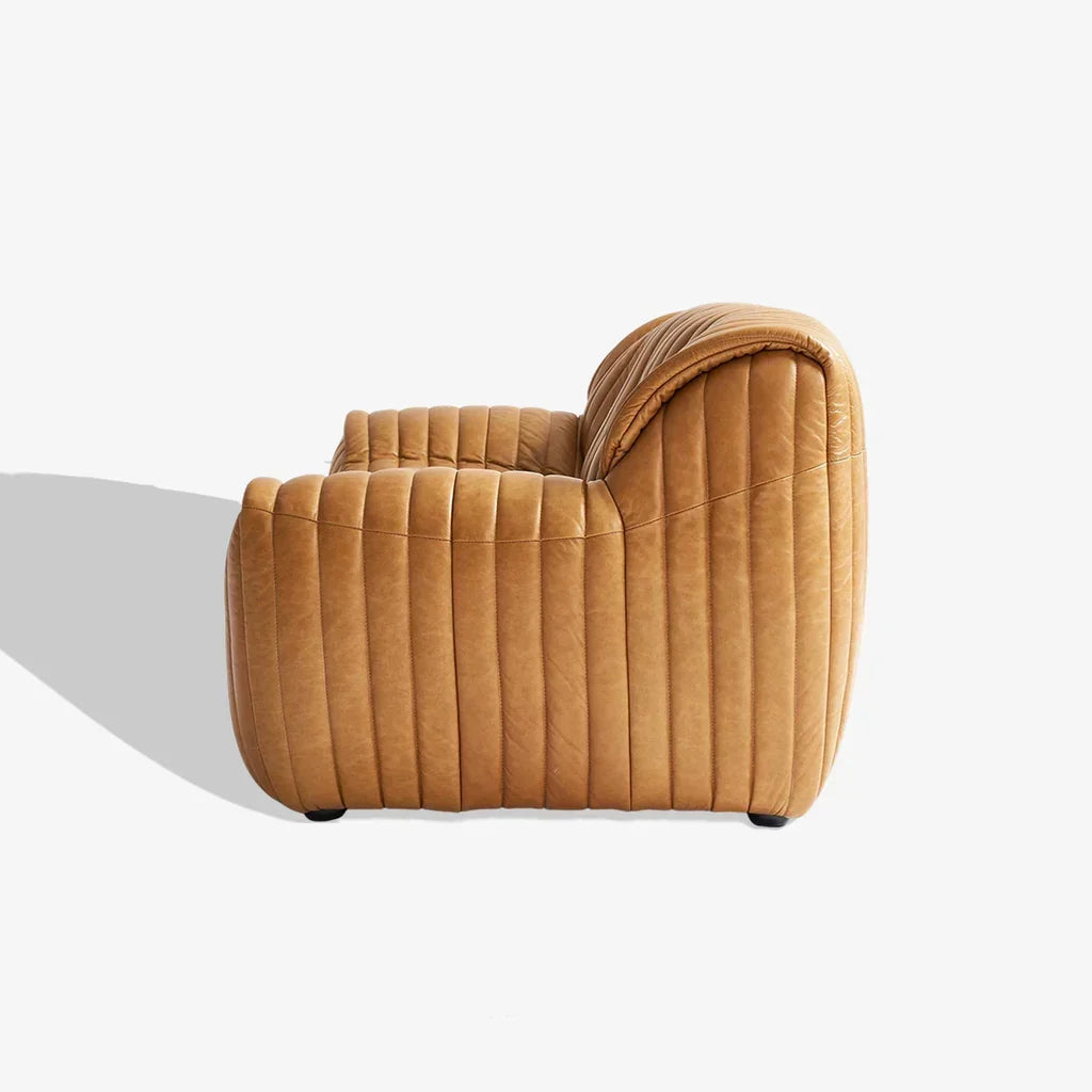 COZONI Caspian 3 Seater Leather Sofa