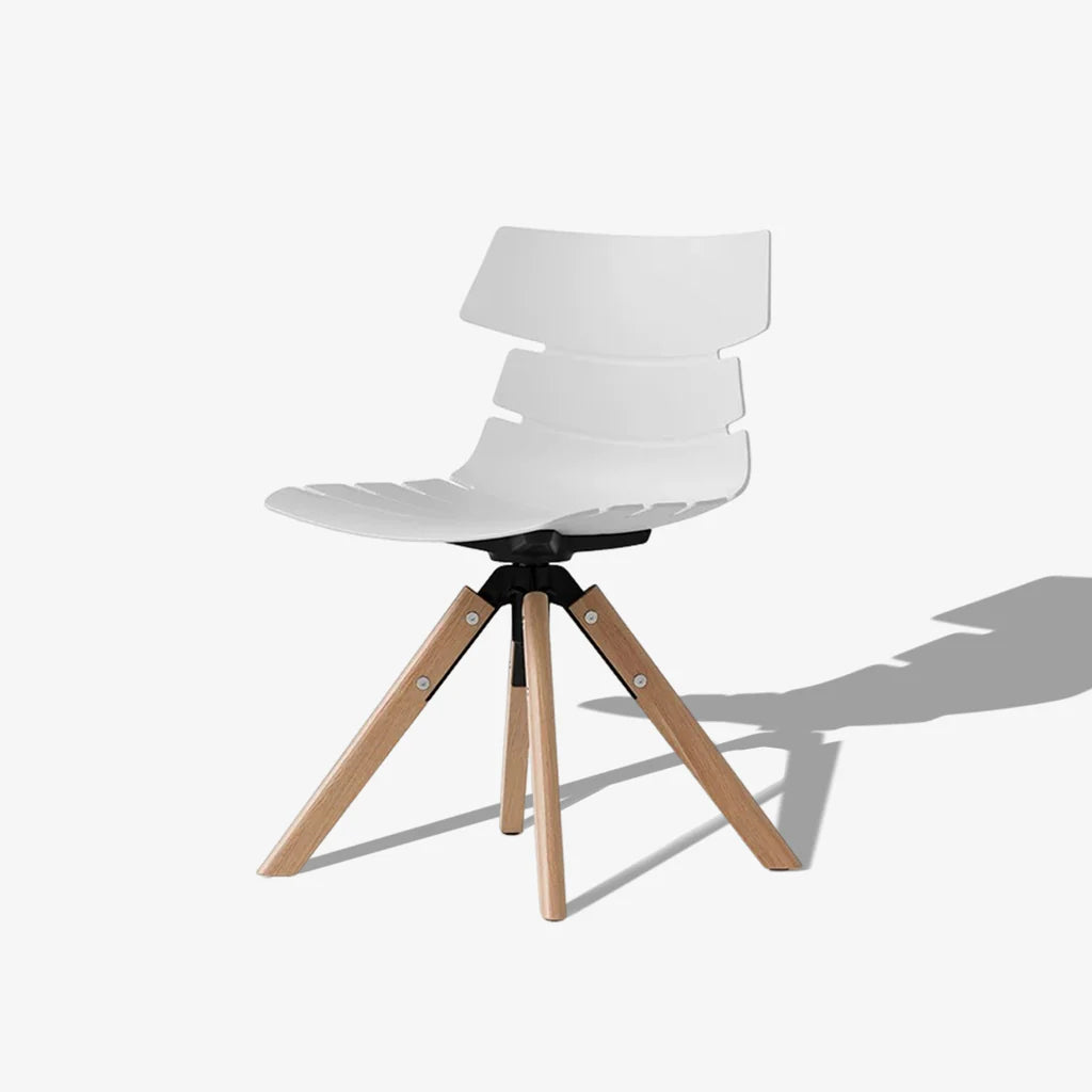 COZONI Concord Office Chair with Natural Timber Legs