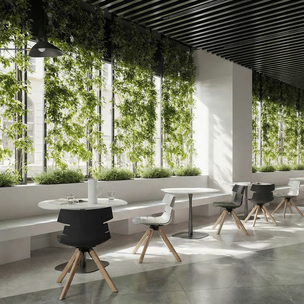 COZONI Concord Office Chair with Natural Timber Legs