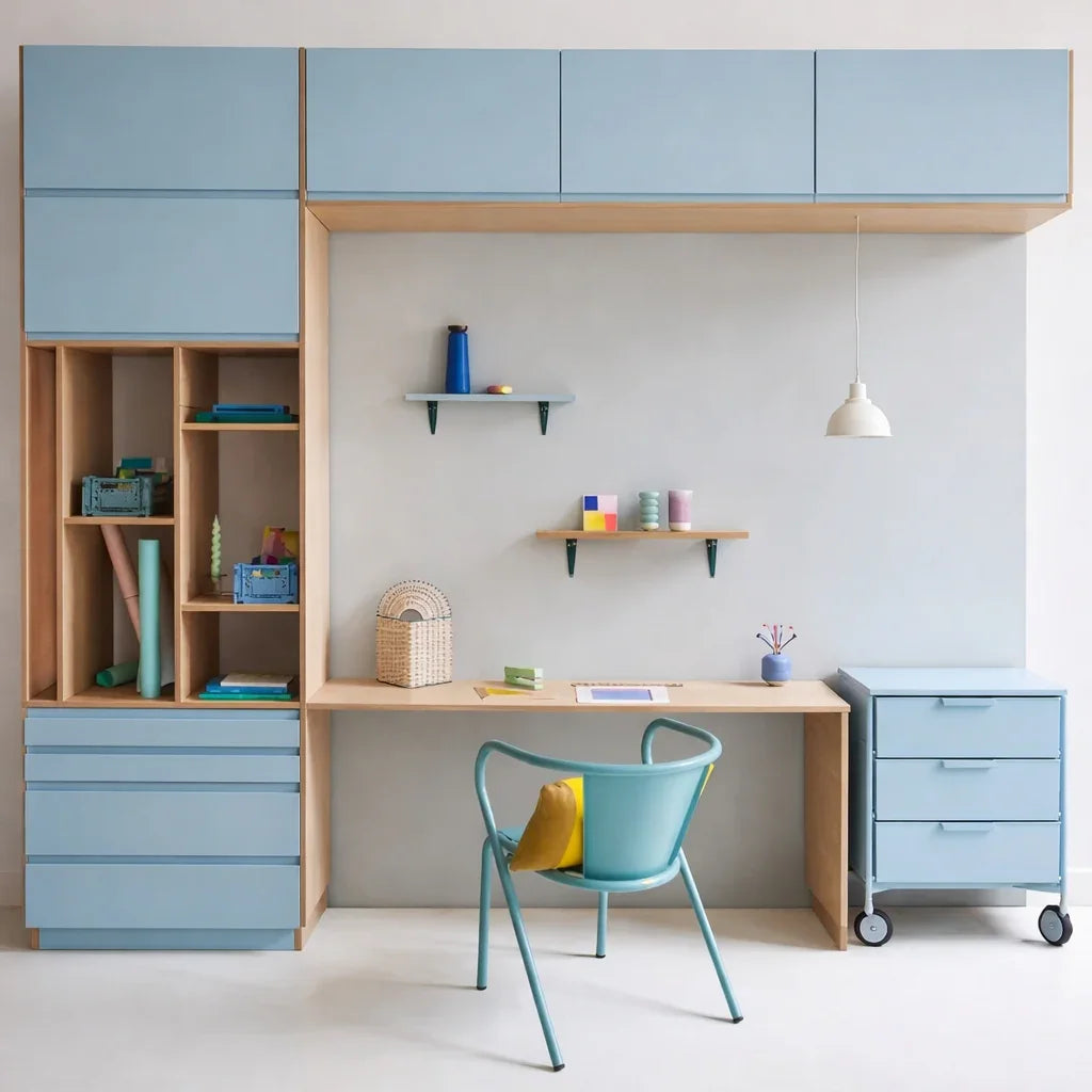 COZONI Knox Drawers modular storage unit on wheels