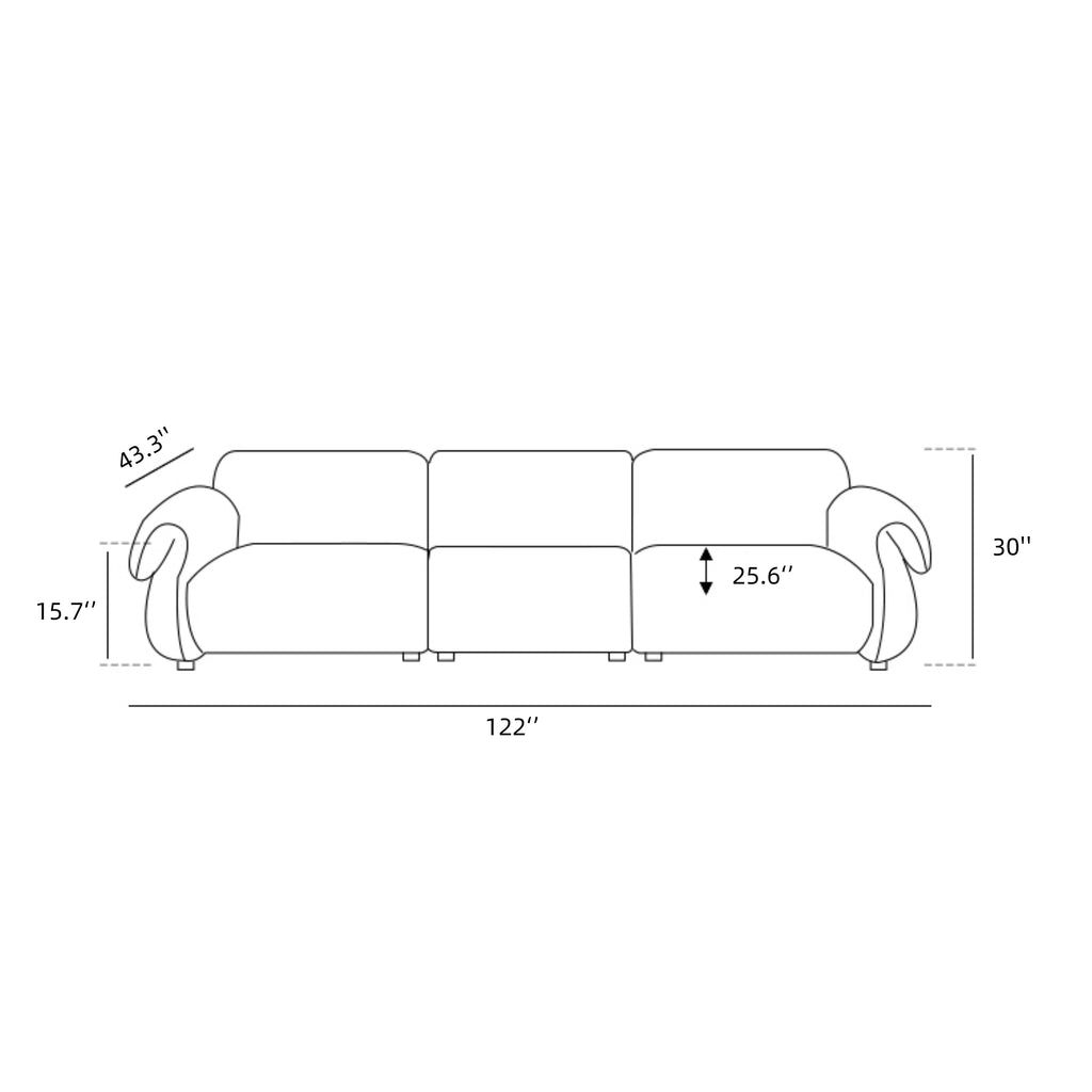 COZONI Venosa Sofa