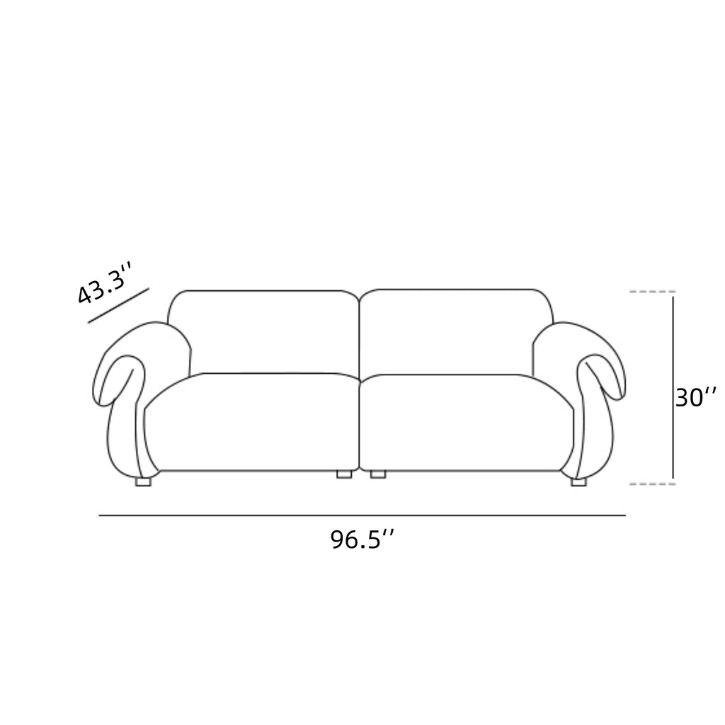 COZONI Venosa Sofa