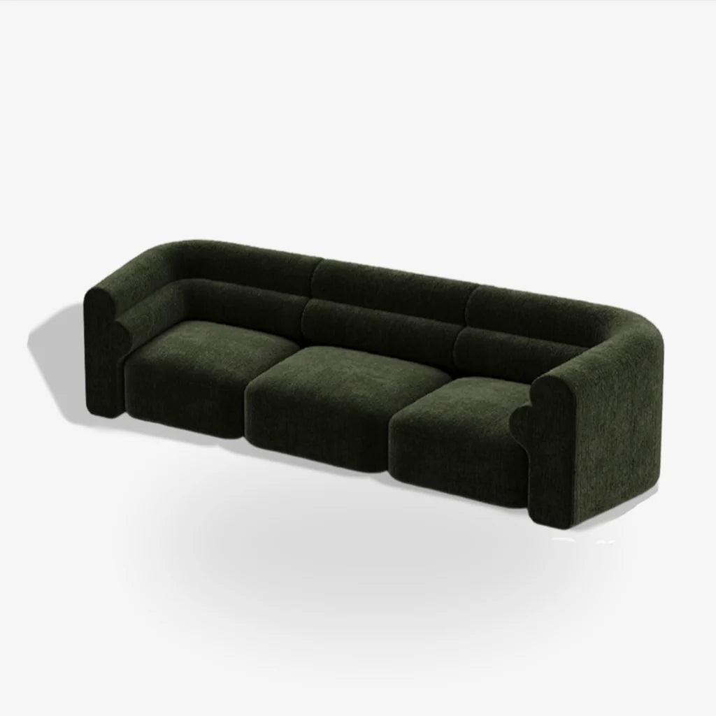 COZONI Wayne Modular Sofa - Dark Green