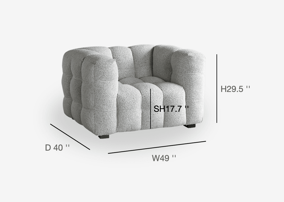 COZONI Finn Sofa single