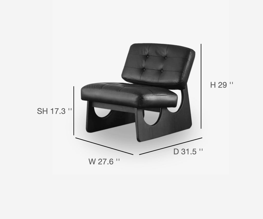 COZONI Ken Lounge Chair - Genuine Leather - COZONI US