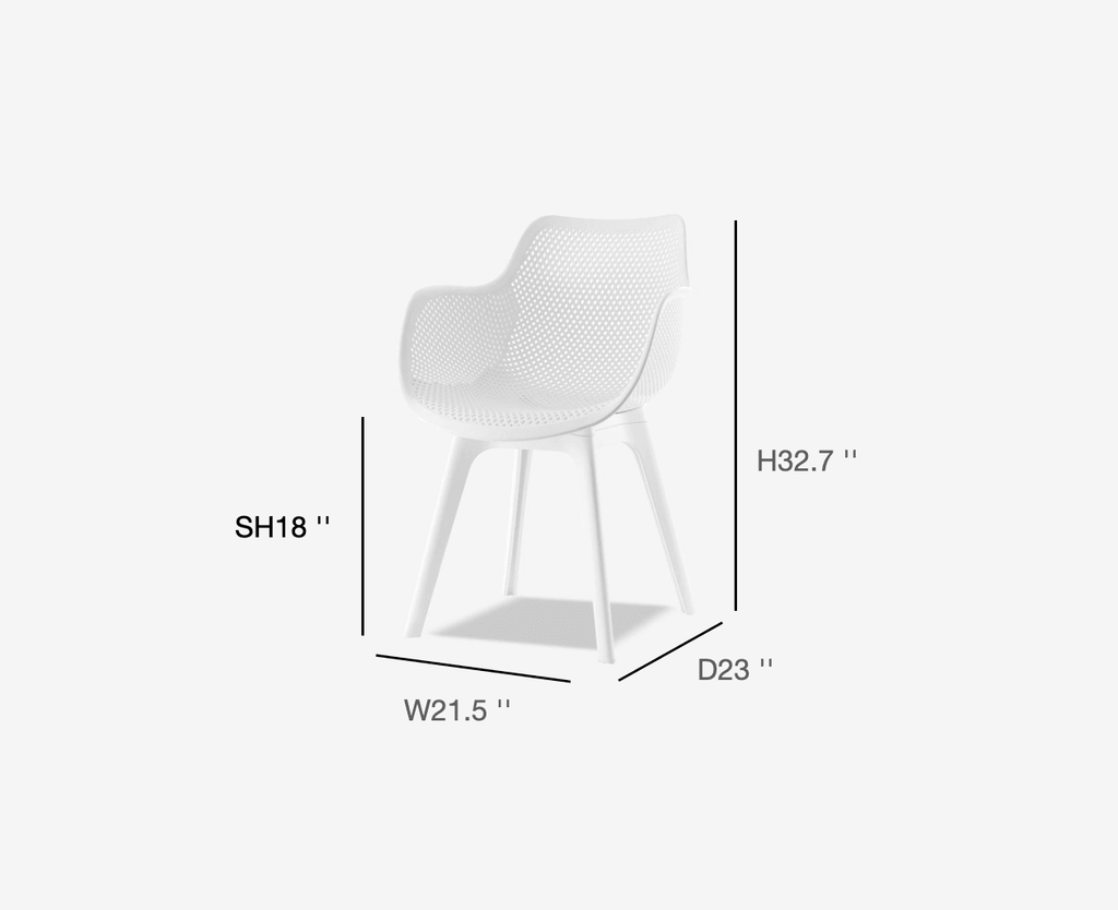 COZONI Mesh Bucket Dining Chair - Set of 4 - COZONI US