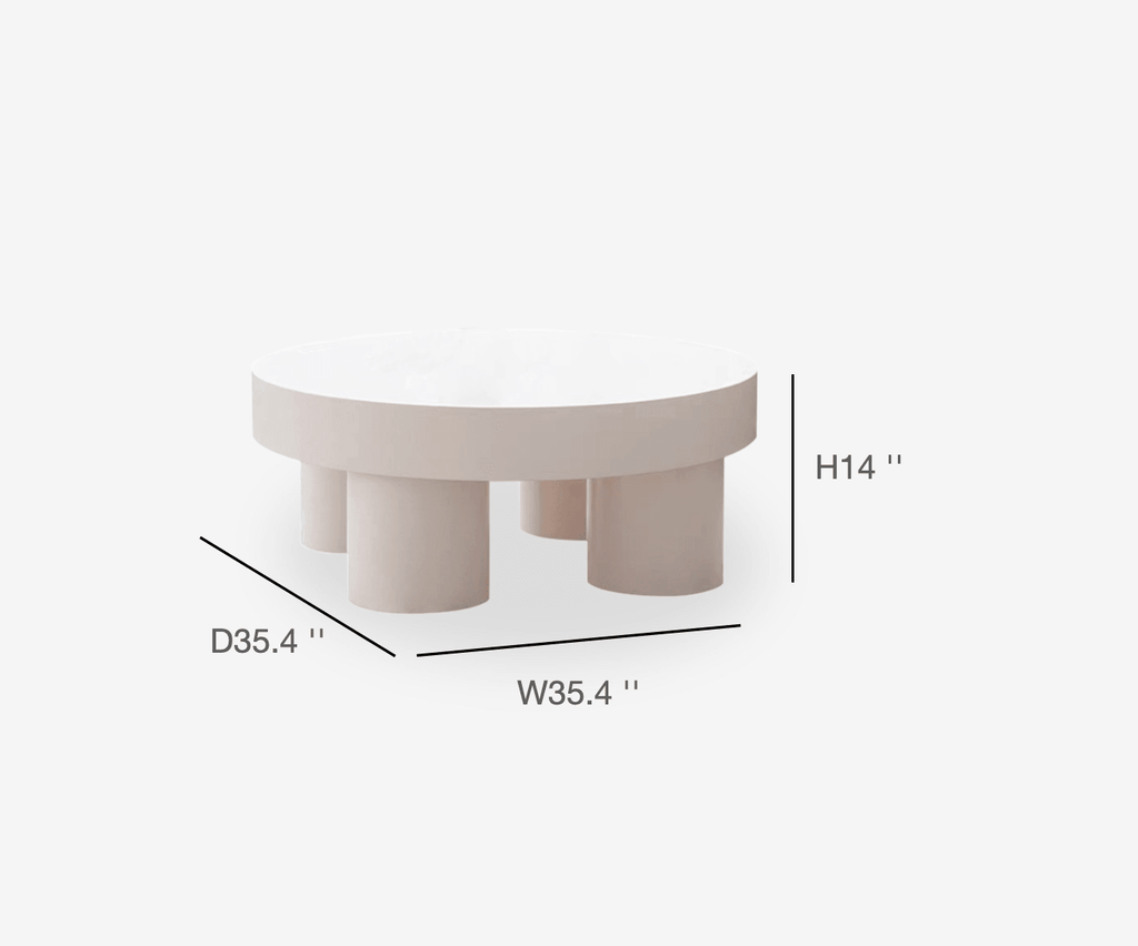 COZONI Pamela Round Coffee Table - COZONI US