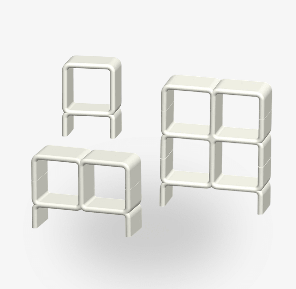 COZONI Modular Narro Shelving Unit