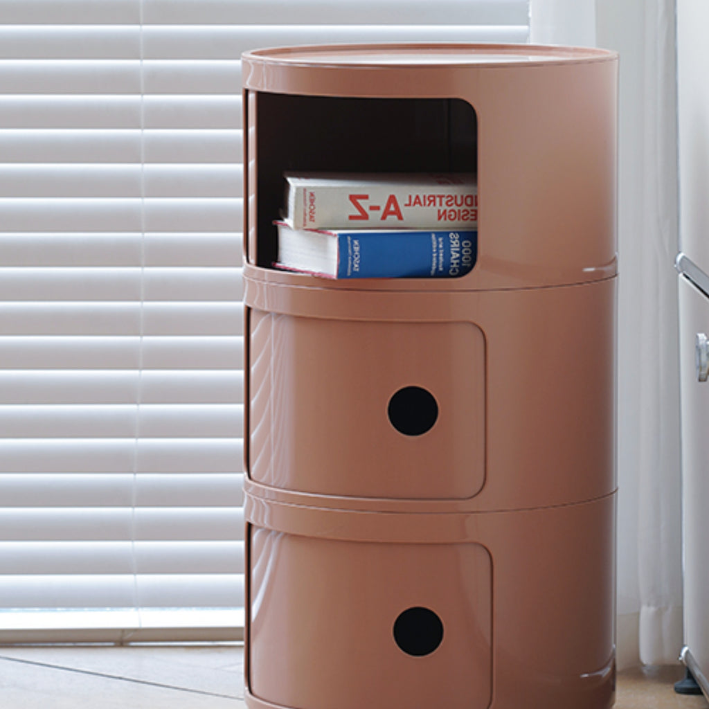 COZONI Round Storage Unit - 3 Tier