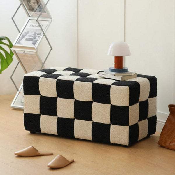 COZONI Checkerboard Bench Seat