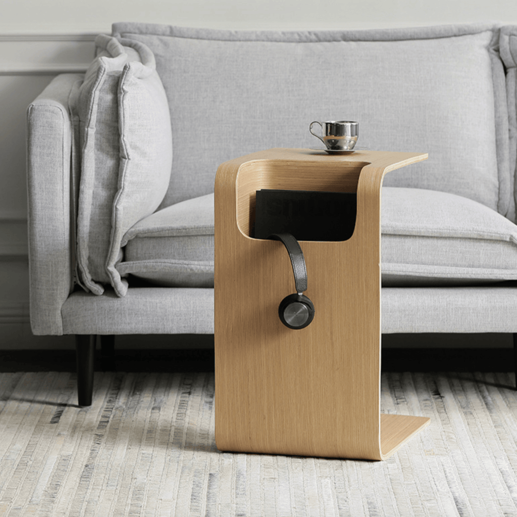 COZONI Frank Side Table with Magazine holder