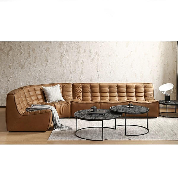 COZONI Nirvana Modules Sofa - Genuine Leather - COZONI US