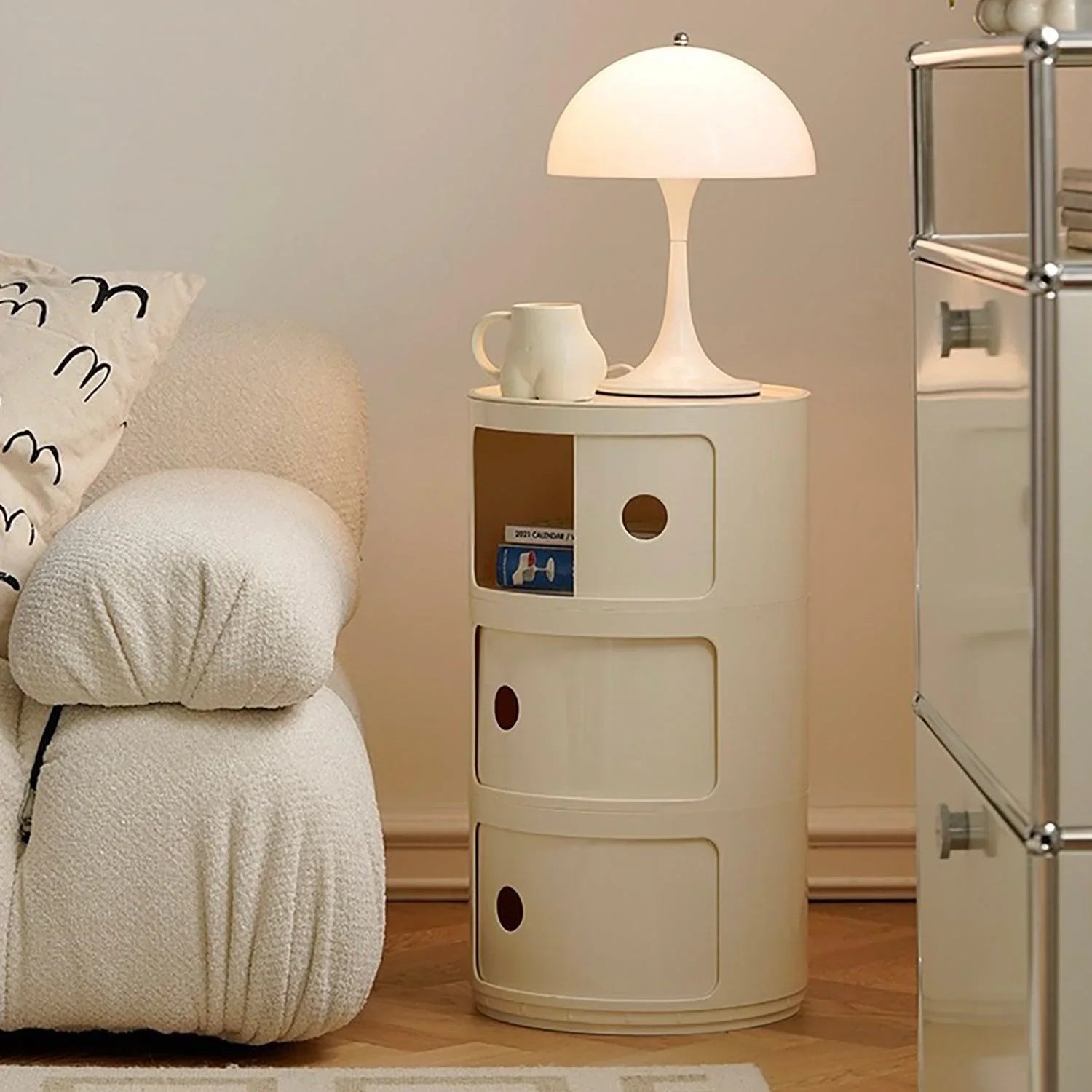COZONI Round Storage Unit | Replica Castelli 3 Tier – COZONI US