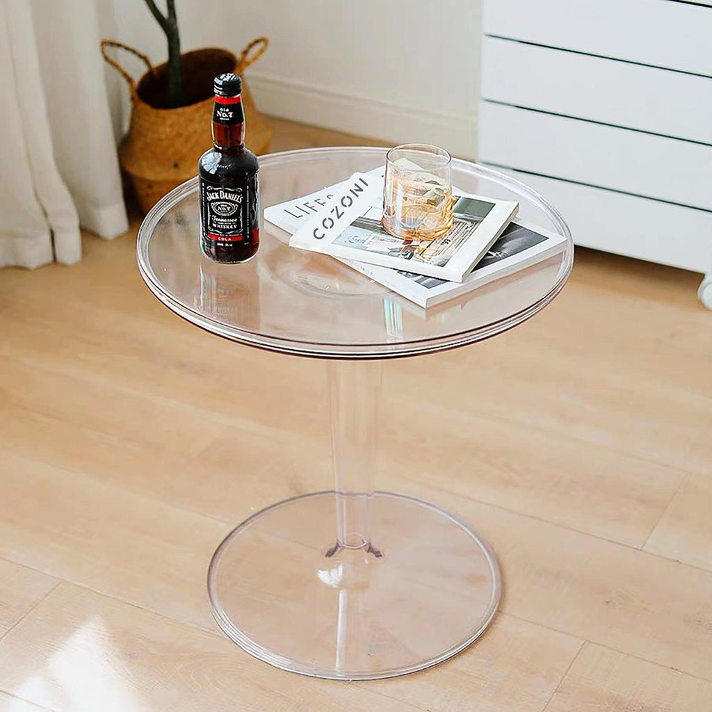 COZONI Transparent Side Table (Transparent)